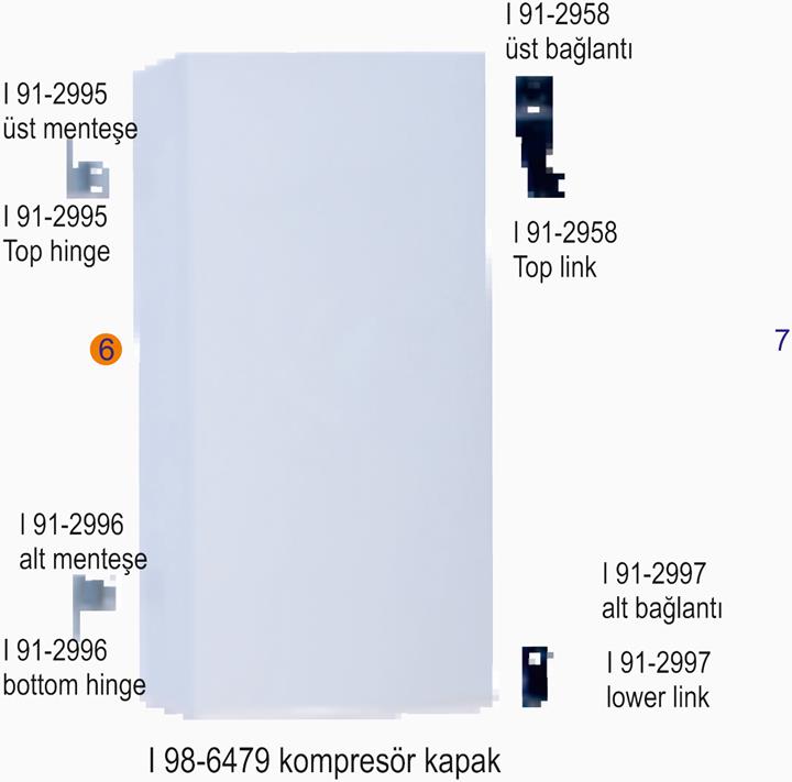 SMX 1-2-sr+ I98-6479 Kompresör Kapak